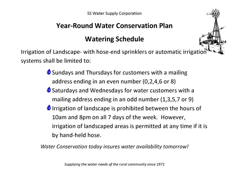 Year-Round Water Conservation